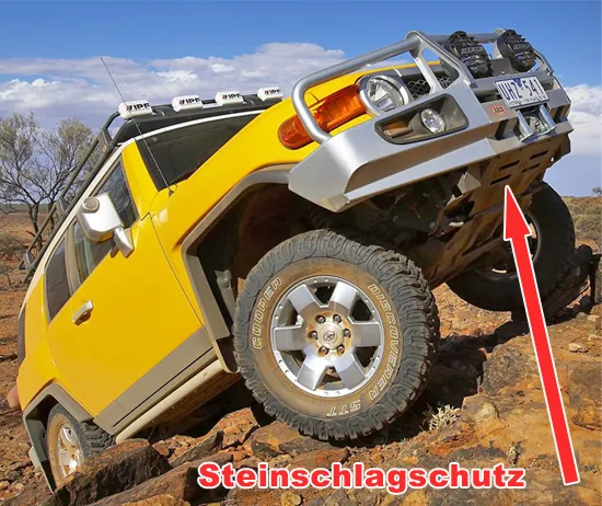 Steinschutzplatte Toyota FJ Cruiser zur ARB Stossstange 2-3420210