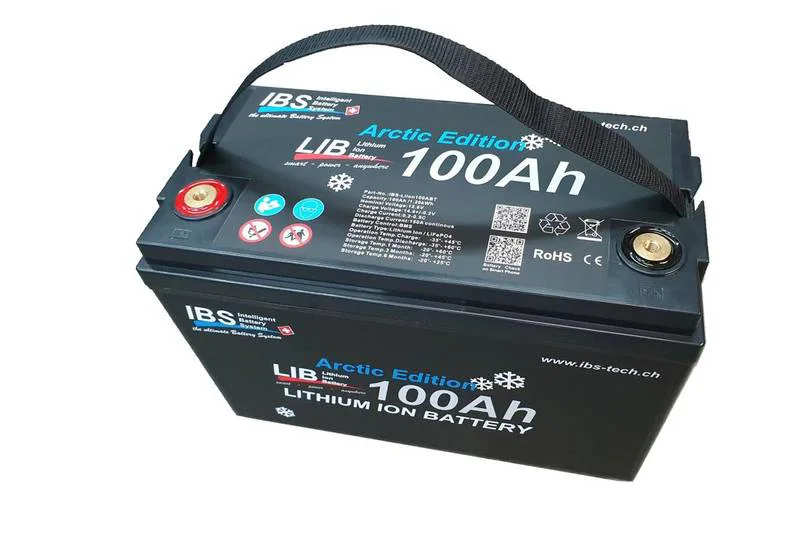 IBS-LiIon 100Ah Lifepo4 Lithium Batterie, Arctic Version, 329 x 172 x 214 mm