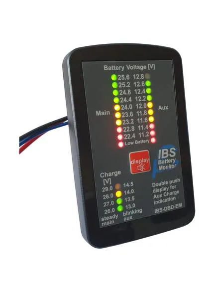 IBS Batteriemonitor DbdVp für IBS-DBM20 Fzg. mit 24V Startbatt. + 12 Zusatzbatt.