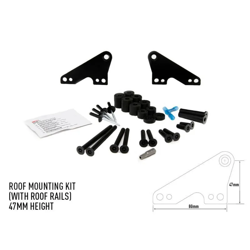 LAZER Roof Rail Mounting Kit 47mm