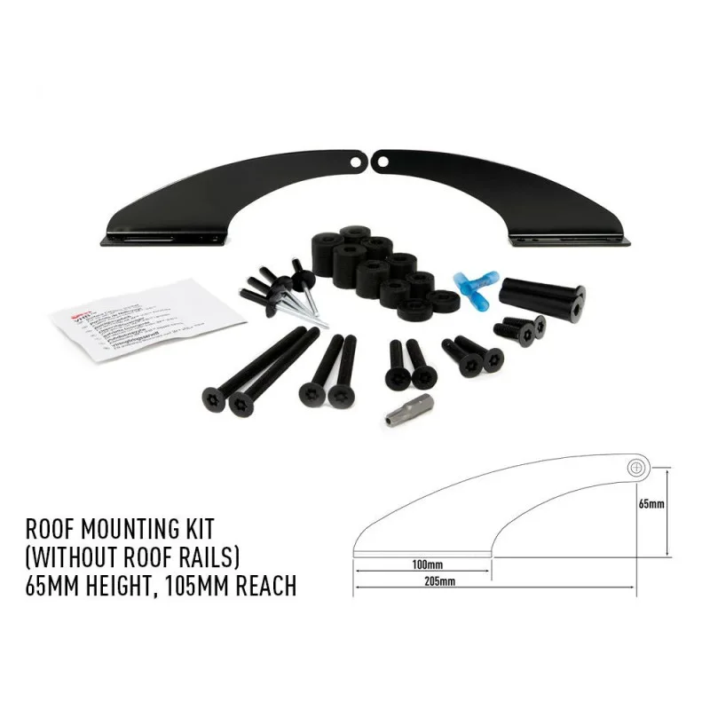 LAZER Roof Rail Mounting Kit 65mm