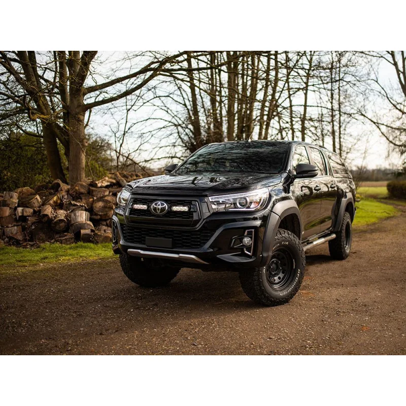 Kühlergrill Kit für den Toyota Hilux Invincible X , für LAZER ST4 Evolution Fernlichter