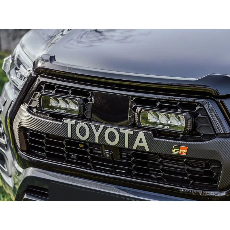 LAZER Kühlergrill Kit für den Toyota Hilux GR Sport 2023-, für LAZER Triple-R Fernlichter