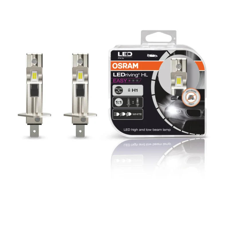 Kompakt LED Leuchtmittel Set (2 Stk.) H1, OSRAM LEDriving HL Easy