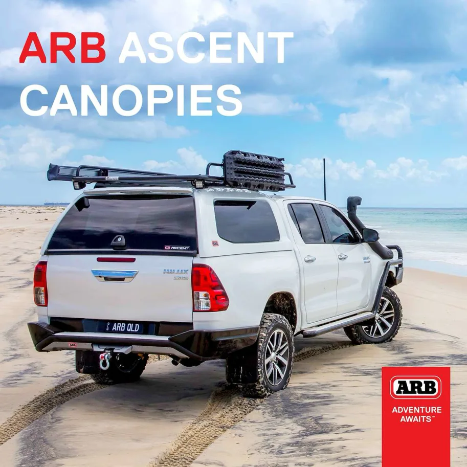 ARB Ascent Hardtop Isuzu D-Max ab Bj. 2020 Doppelkabine flach, seitlich Klappfenster