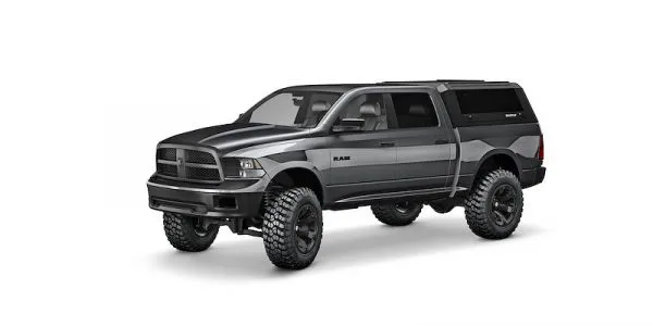 RSI EVO Sport Dodge Ram 1500 short bed 09 - 24, Doppelkabine, mattschwarz