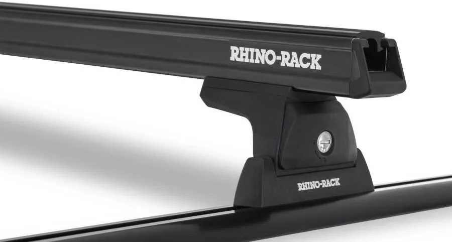 Rhino Rack HD Querträger 1250 mm, schwarz, (2) inkl. RLT600 (4) und Muttern für RSI