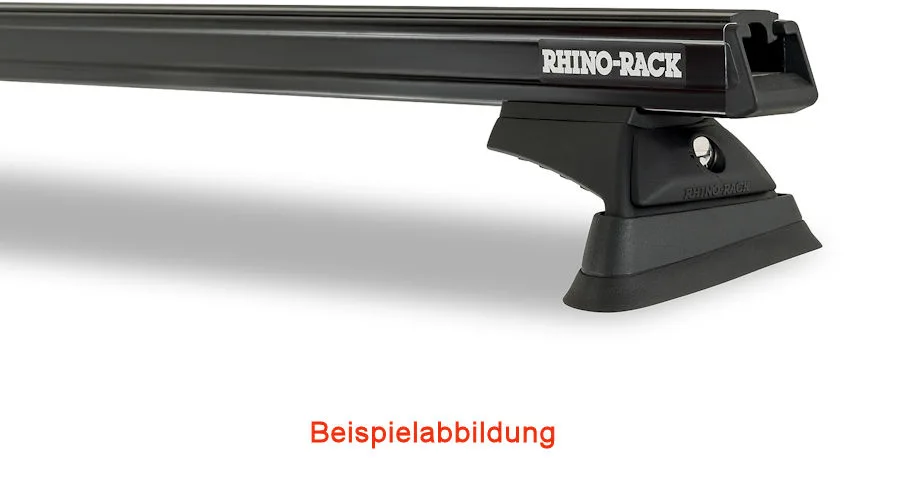 Rhino Rack HD Querträger 1250 mm, (2) Grand Cherokee WKII, Fusskit RCP27-BK