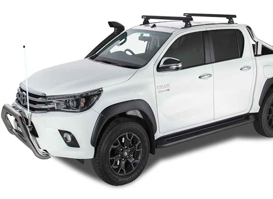 Rhino Rack HD Querträger 1250 mm, (2) Hilux Doppelkabine 07/16 ->, Schienen+RLT600