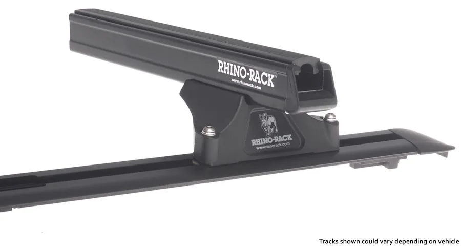 Rhino Rack HD Querträger 1375 mm, (2) Nissan D40 Doppelkabine, inkl. Schienen+RLTP