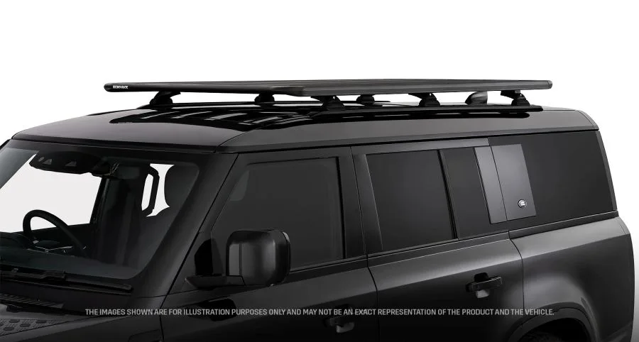 Rhino Rack Pioneer 6 Plattform 2100x1240 LR Defender 130 L663 mit Reling ab `20