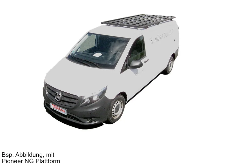 Rhino Rack Pioneer 6 Plattform 2700x1472 Mercedes Vito, extra lange Karosserie