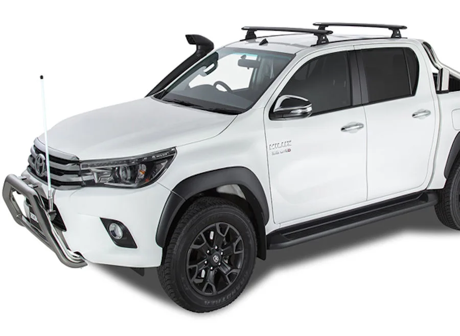 Rhino Rack Vortex Querträger (2) 1260 mm, Hilux Doppelkabine 07/16->, Schienen u. RLT600