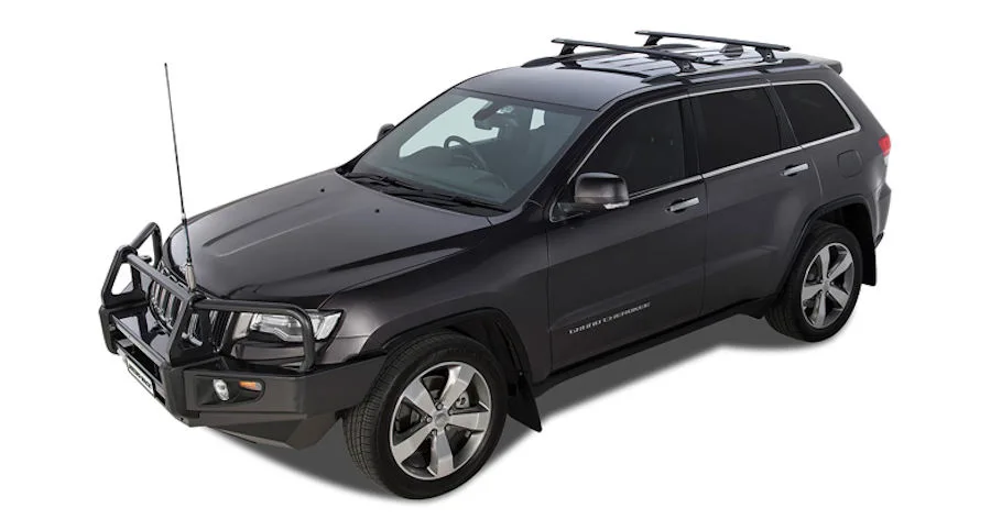 Rhino Rack Vortex Querträger 1260 mm, (2) Grand Cherokee WKII, m. RCP27-BK +RCL4