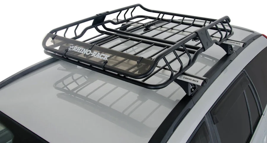 Rhino Rack XTray Stahl-Gepäckkorb ''S'' mit Gitter, schwarz