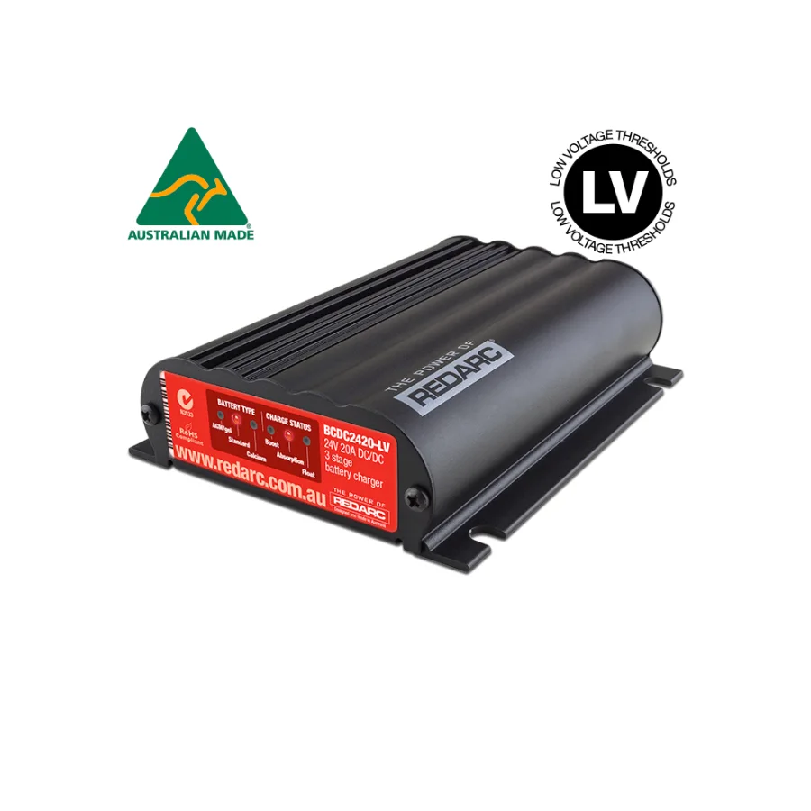 REDARC BCDC2420 24V 20A InVehicle DC Battery Charger