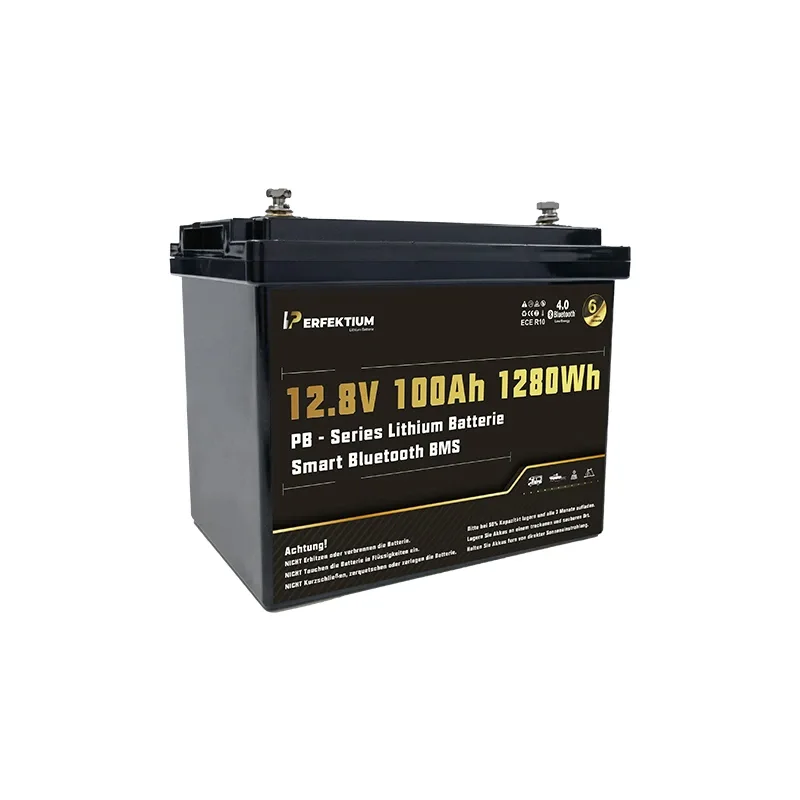 Perfektium  PB SERIES Lithium Batterie LiFePO4 12.8V 100Ah PRO Smart BMS mit Bluetooth