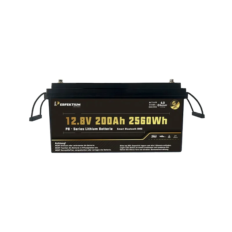 Perfektium  PB SERIES Lithium Batterie LiFePO4 12.8V 200Ah PRO Smart BMS mit Bluetooth