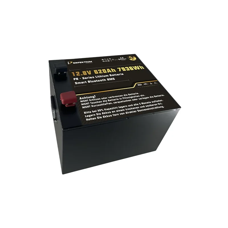 Lithium Batterie 620Ah 12V LiFePO4 Smart BMS Bluetooth Perfektium